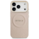 Kryt Guess Peony Hot Stamp MagSafe pro iPhone 17 Pro - pink