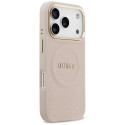 Kryt Guess Peony Hot Stamp MagSafe pro iPhone 17 Pro - pink