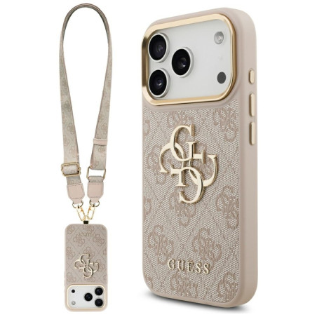 Kryt Guess 4G BIG 4G CLASSIC pro iPhone 17 Pro - růžová