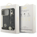 Kryt Guess 4G STRASS LOGO pro iPhone 17 Pro - černý