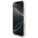 Kryt Guess IML FLOWERS MagSafe pro iPhone 17 Pro Max - bílá
