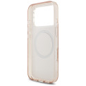 Kryt Guess IML Flowers MagSafe pro iPhone 17 Pro - pink