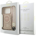 Kryt Guess IML Flowers MagSafe pro iPhone 17 Pro - pink