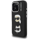 Kryt Karl Lagerfeld FW Grained pro iPhone 16 Pro – černý