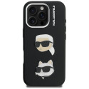 Kryt Karl Lagerfeld FW Grained pro iPhone 16 Pro – černý