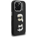 Kryt Karl Lagerfeld FW Grained pro iPhone 16 Pro – černý