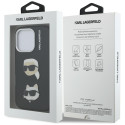 Kryt Karl Lagerfeld FW Grained pro iPhone 16 Pro – černý