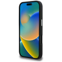 Kryt Karl Lagerfeld FW Grained Signature pro iPhone 16 Pro - černý