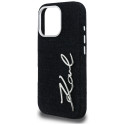 Kryt Karl Lagerfeld FW JEANS SIGNATURE iPhone 16 Pro Max - černý