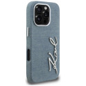 Kryt Karl Lagerfeld FW JEANS SIGNATURE iPhone 16 Pro Max - modrý