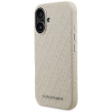 Kryt Karl Lagerfeld FW STAMPED iPhone 16 - béžový