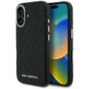 Kryt Karl Lagerfeld FW Stamped pro iPhone 16 - černý