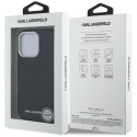 Kryt Karl Lagerfeld FW STAMPED pro iPhone 16 Pro – černý