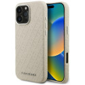 Kryt Karl Lagerfeld FW Stamped pro iPhone 16 Pro Max - béžový