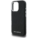 Kryt Karl Lagerfeld FW Stamped pro iPhone 16 Pro Max - černý
