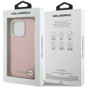 Kryt Karl Lagerfeld FW STAMPED iPhone 16 Pro Max - růžová