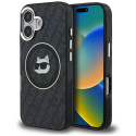 Kryt Karl Lagerfeld IML CHOUPETTE HEAD LOGO iPhone 16 černý