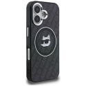 Kryt Karl Lagerfeld IML CHOUPETTE HEAD LOGO iPhone 16 černý
