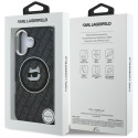 Kryt Karl Lagerfeld IML CHOUPETTE HEAD LOGO iPhone 16 černý
