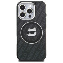 Kryt Karl Lagerfeld Choupette Head Logo pro iPhone 16 Pro černý