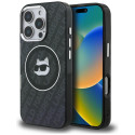 Kryt Karl Lagerfeld IML Choupette pro iPhone 16 Pro Max - černý