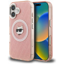 Kryt Karl Lagerfeld CHOUPETTE iPhone 16 - růžový