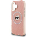 Kryt Karl Lagerfeld CHOUPETTE iPhone 16 - růžový