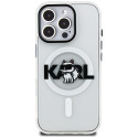 Kryt Karl Lagerfeld CHOUPETTE SKETCH iPhone 16 Pro - clear