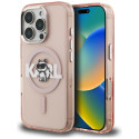 Kryt Karl Lagerfeld CHOUPETTE SKETCH iPhone 16 Pro - pink