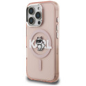 Kryt Karl Lagerfeld CHOUPETTE SKETCH iPhone 16 Pro - pink
