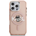 Kryt Karl Lagerfeld CHOUPETTE SKETCH iPhone 16 Pro - pink