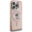 Kryt Karl Lagerfeld CHOUPETTE SKETCH iPhone 16 Pro - pink