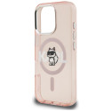 Kryt Karl Lagerfeld CHOUPETTE SKETCH iPhone 16 Pro - pink