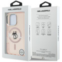 Kryt Karl Lagerfeld CHOUPETTE SKETCH iPhone 16 Pro - pink