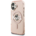 Kryt Karl Lagerfeld CHOUPETTE IML pro iPhone 16 - pink
