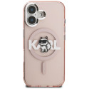 Kryt Karl Lagerfeld CHOUPETTE IML pro iPhone 16 - pink
