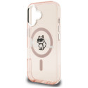 Kryt Karl Lagerfeld CHOUPETTE IML pro iPhone 16 - pink