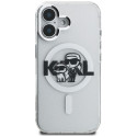 Kryt Karl Lagerfeld MagSafe iPhone 16 – transparentní