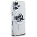 Kryt Karl Lagerfeld MagSafe iPhone 16 – transparentní
