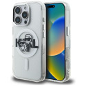 Kryt Karl Lagerfeld IML Glitter pro iPhone 16 Pro - clear