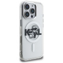 Kryt Karl Lagerfeld IML Glitter pro iPhone 16 Pro - clear