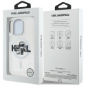 Kryt Karl Lagerfeld IML Glitter pro iPhone 16 Pro - clear
