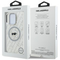 Kryt Karl Lagerfeld IML Karl Head Logo iPhone 16 Pro Max - šedý