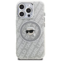 Kryt Karl Lagerfeld KARL HEAD pro iPhone 16 Pro - šedá