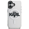 Kryt Karl Lagerfeld IML Karl Sketch Logo pro iPhone 16 - čirý