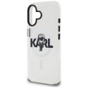 Kryt Karl Lagerfeld IML Karl Sketch Logo pro iPhone 16 - čirý