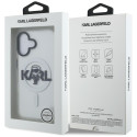 Kryt Karl Lagerfeld IML Karl Sketch Logo pro iPhone 16 - čirý