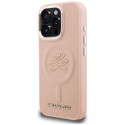 Kryt Karl Lagerfeld INITIAL & Metal Logo iPhone 16 Pro Max - růžová