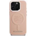 Kryt Karl Lagerfeld INITIAL & Metal Logo iPhone 16 Pro Max - růžová