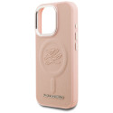 Kryt Karl Lagerfeld INITIAL & Metal Logo iPhone 16 Pro Max - růžová